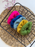 Scrunchie gumka do włosów kolor: zielony