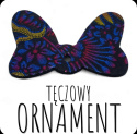 Torebka damska z wzorzysta klapka/ Twój wybór kolorów