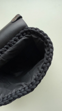 Torebka damska elegancka z wzorzystą klapką